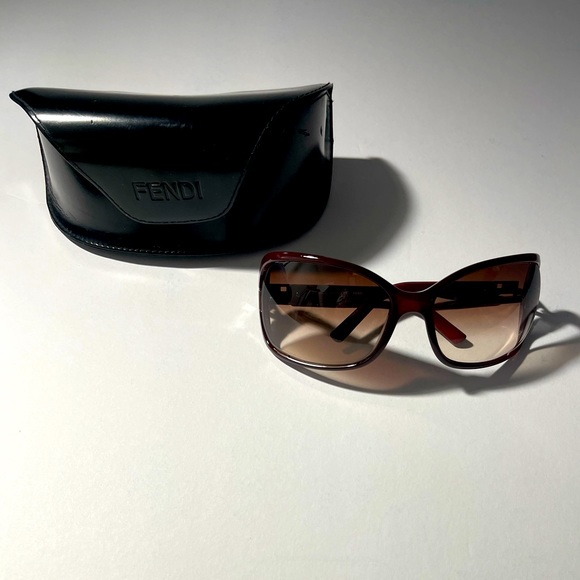 Fendi Accessories - Fendi Brown/Brown Clear Lenses Fs5004 Sunglasses